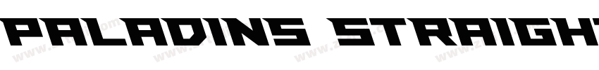 Paladins Straight Re字体转换